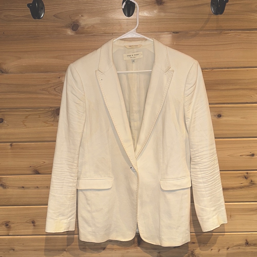 Ivory Rag and Bone Blazer